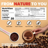 PUTRIZEN Mushroom Coffee with 6 adaptogenic functional mushrooms (including Reishi, Lion's Mane, Cordyceps) and MCT Oil